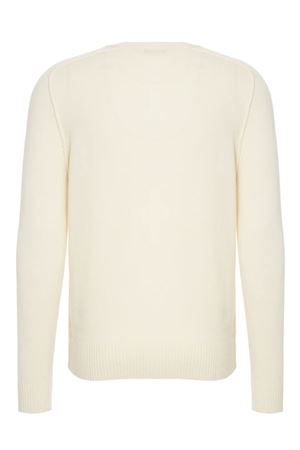 Cream-white virgin wool jumper PAOLO PECORA | A040F0041102